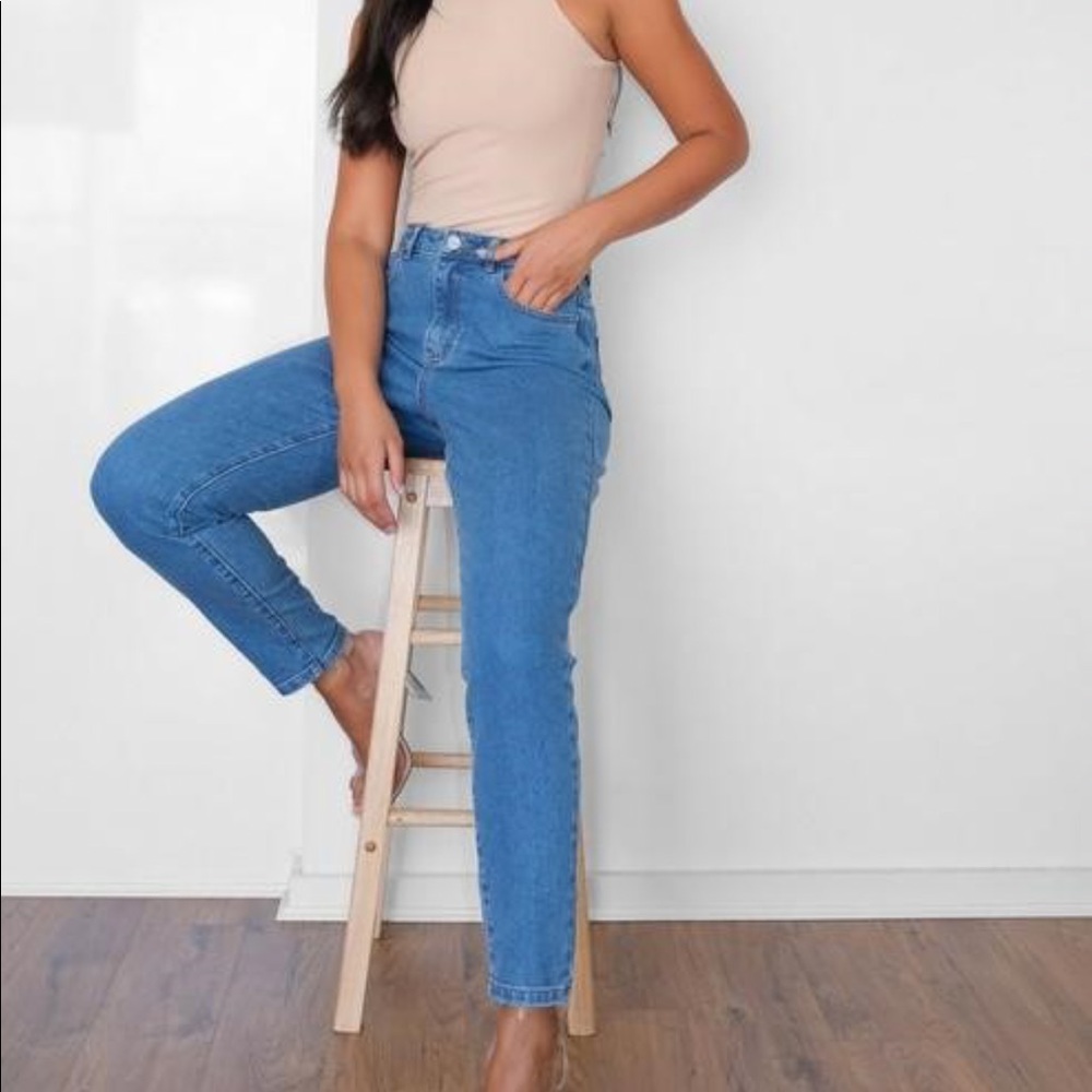 Missguided Denim Mom Jeans | Petite